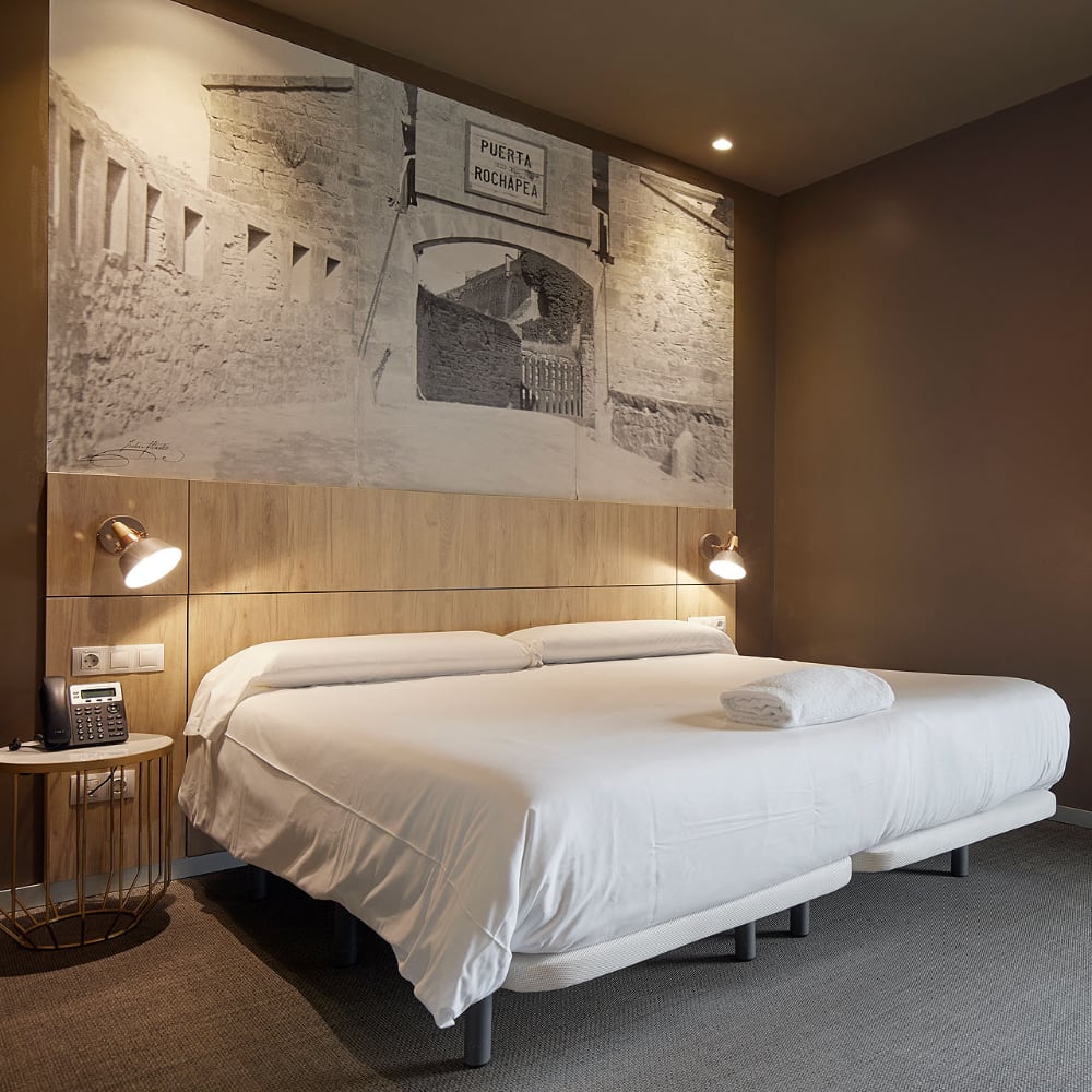 Hotel Restaurante Landaben Habitación Cama Hotel Restaurante Landaben Habitación Cama